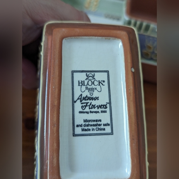 4 piece condiments stoneware serving set - Picture 7 of 7